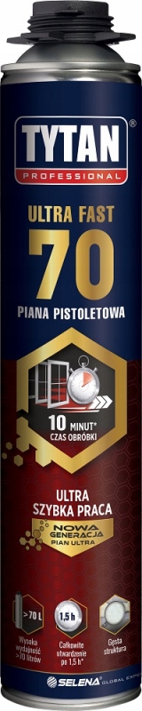 Tytan Piana Pistoletowa Ultra Fast 70 870ml