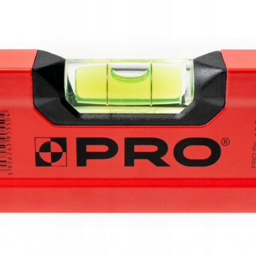 POZIOMNICA PRO600 MAL. CZERWONA 12 CM