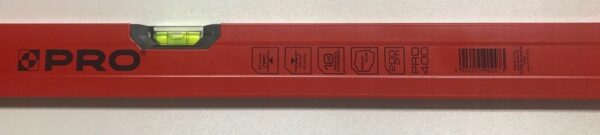 POZIOMNICA PRO400 MAL. CZERWONA 200 CM