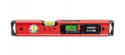 POZIOMNICA ELEKTRONICZNA IP65, PRO900 DIGITAL 40 CM CZERWONA (Z POKROWCEM)