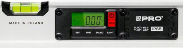 POZIOMNICA ELEKTRONICZNA IP65 Z MAGNESAMI, PRO900 DIGITAL M 100 CM BIAŁA