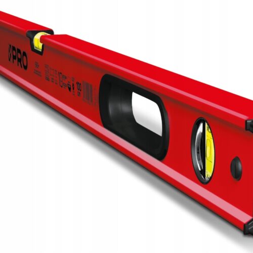 POZIOMNICA CZERWONA ZE WSK. 45o 80 CM