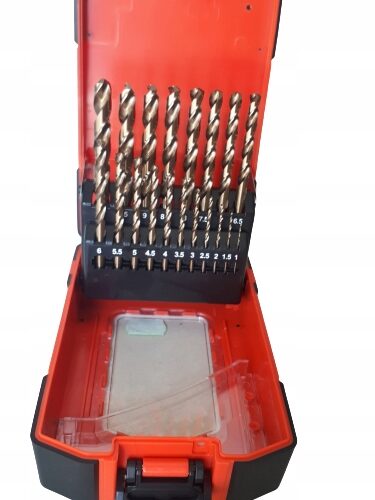 image-277.jpeg ZESTAW WIERTEŁ KOBALTOWYCH HSS CO - 19SZT 1-10x0.5 MM WZ-HSS-CO19