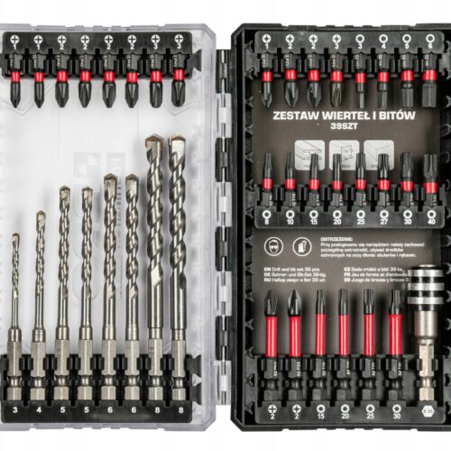 image-281.jpeg ZESTAW WIERTEŁ I BITÓW - 39SZT