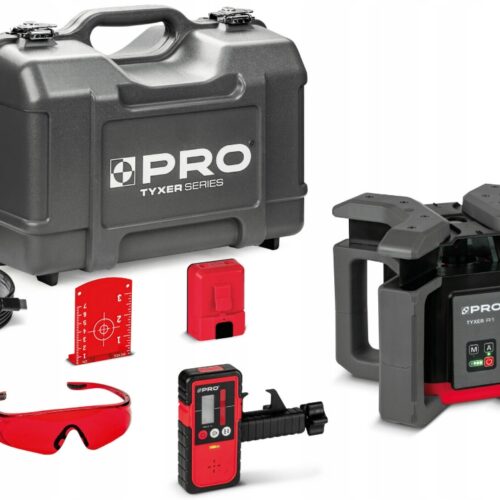Laserowy Niwelator Rotacyjny TYXER R1 (czerwona wiązka) PRO