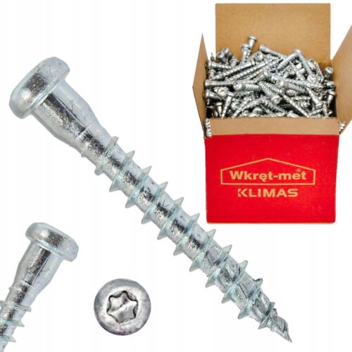 WKRĘT DO ŁĄCZNIKÓW CIESIELSKICH 5,0x40 /250SZT./ WKRĘT-MET