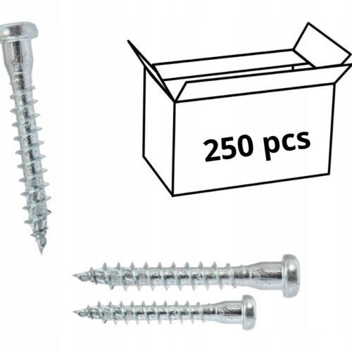 WKRĘT DO ŁĄCZNIKÓW CIESIELSKICH 5,0x60 /250SZT./ WKRĘT-MET