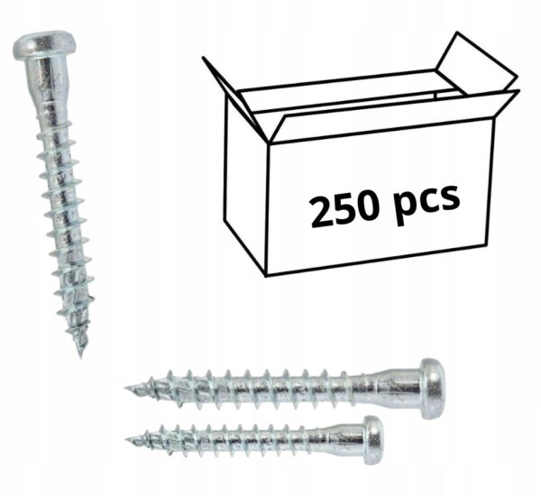 WKRĘT DO ŁĄCZNIKÓW CIESIELSKICH 5,0x60 /250SZT./ WKRĘT-MET