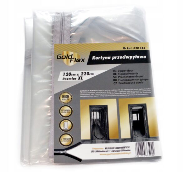 KURTYNA PRZECIWPYŁOWA 220x120cm DRZWI REMONTOWE