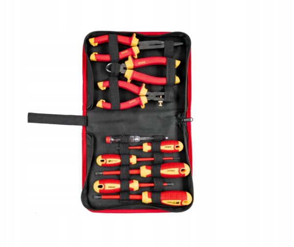 Zestaw wkrętaków i szczypiec izolowanych VDE 9 szt. PRO