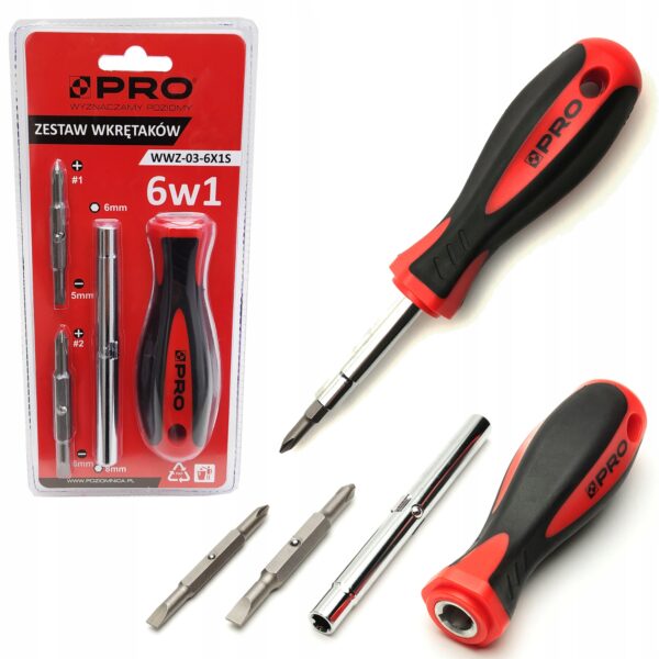 Wkrętaki Pro WZ-103 6 W 1 W W Z-03-6X 1S