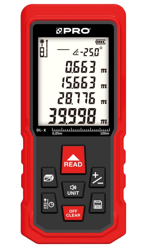 Dalmierz do wnętrz Pro 61-100 m