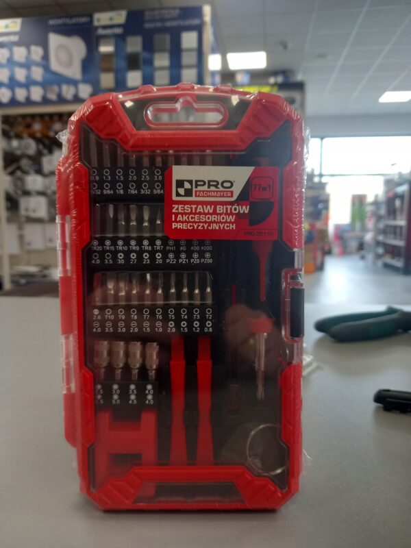 Zestaw bitów i kacesoriów precyzyjnych PRO-ZB110