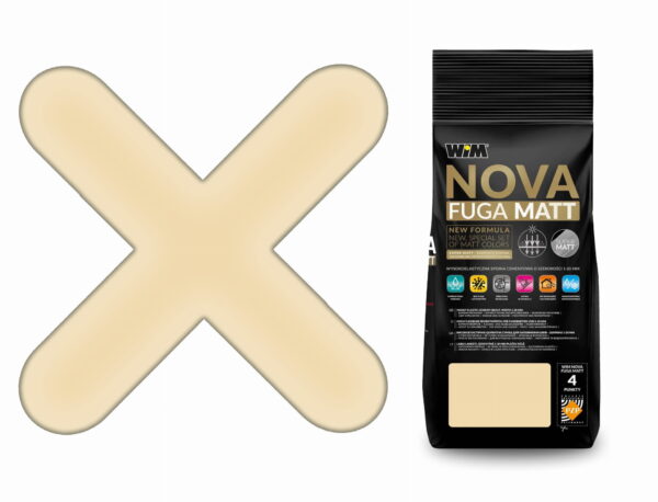 WIM NOVA FUGA MATT ZAPRAWA DO FUGOWANIA 5 KG - JAŚMIN 1/30