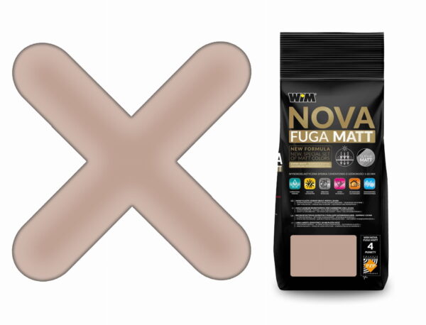 WIM NOVA FUGA MATT ZAPRAWA DO FUGOWANIA 5 KG - CAPPUCINO 1/47