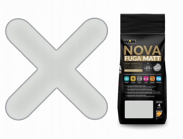 WIM NOVA FUGA MATT ZAPRAWA DO FUGOWANIA 2 KG - MANHATTAN 1/10