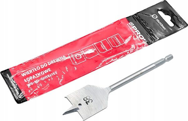 WIERTŁO DO DREWNA ŁOPATKOWE 38x152 MM WS-SD-QH38x152