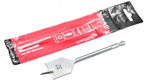 WIERTŁO DO DREWNA ŁOPATKOWE 32x152 MM WS-SD-QH32x152
