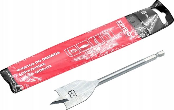 WIERTŁO DO DREWNA ŁOPATKOWE 28x152 MM WS-SD-QH28x152
