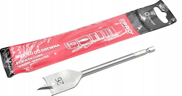 WIERTŁO DO DREWNA ŁOPATKOWE 26x152 MM WS-SD-QH26x152
