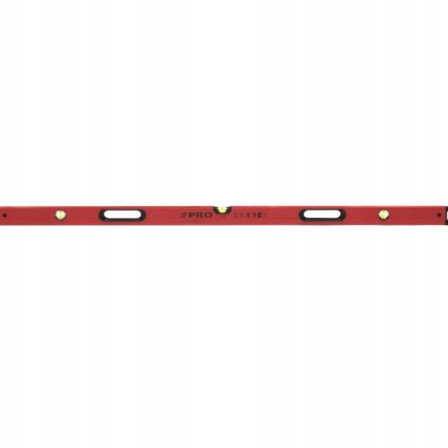 POZIOMNICA PRO800 MAL. CZERWONA UCHW. 250 CM