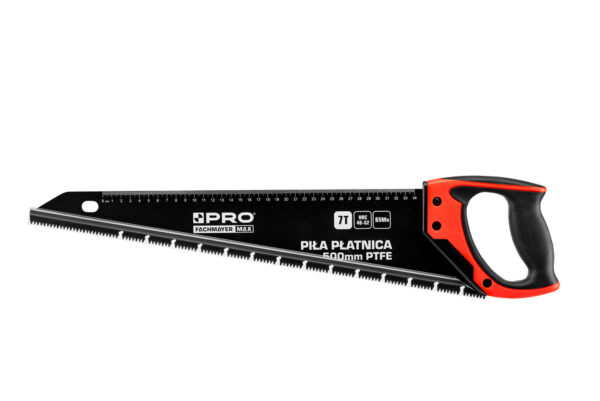 PRO PIŁA RĘCZNA PŁATNICA 500MM 7TPI PTFE PIŁA DO DREWNA TEFLONOWA + OSŁONA