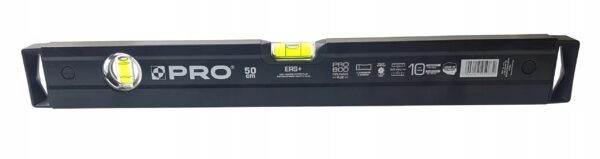 POZIOMNICA PRO800 MAL. CZARNA 1xFREZ. 50 CM