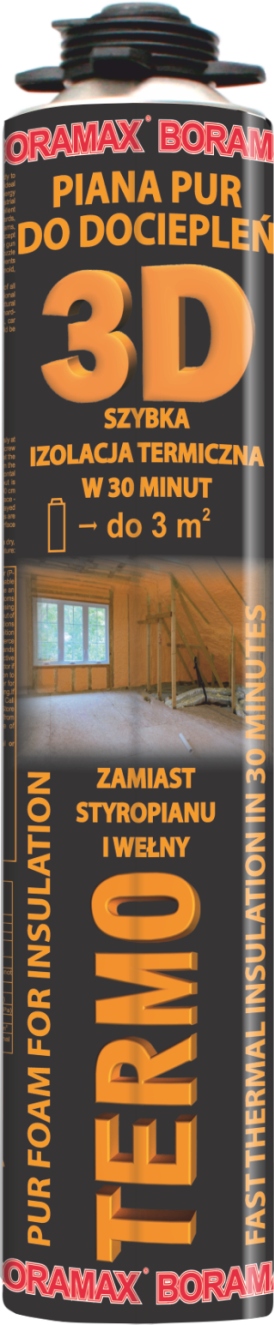 Piana PUR pistoletowa Termo 3D 750ml Boramax