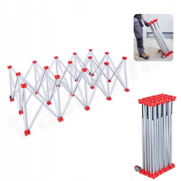 STÓŁ GLAZURNICZY SKŁADANY 15 NÓG 230 x 119 CM, WYS 75 CM