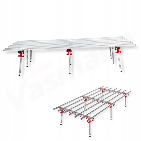 STÓŁ GLAZURNICZY PROSTY 360 x 150 CM, WYS 75 CM