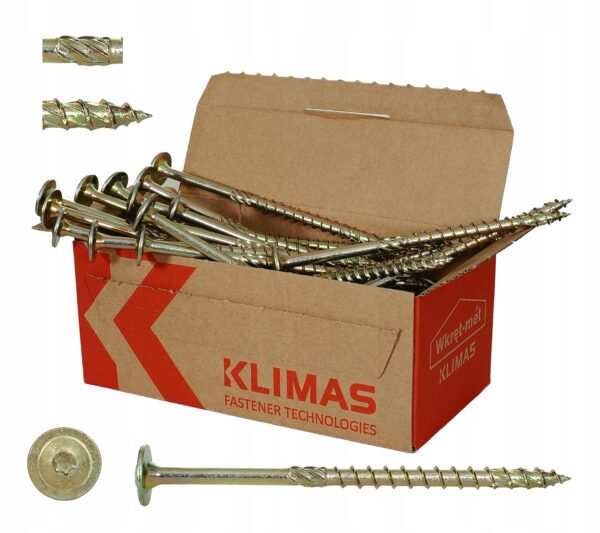 WKRĘT KONSTRUK. Z ŁBEM POD. I GNIAZDEM TX 6,0X300 /50SZT./ WKRĘT-MET