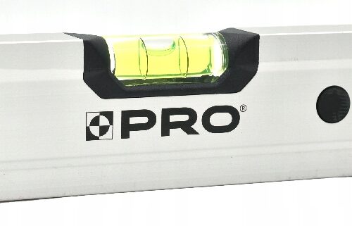 POZIOMNICA PRO600 ANOD. SREBRNA MAGN. 18 CM