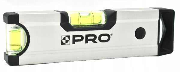 POZIOMNICA PRO600 ANOD. SREBRNA MAGN. 18 CM