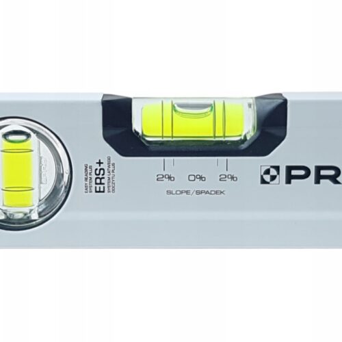 POZIOMNICA PRO600 Plus, biała, libella 2% 30cm