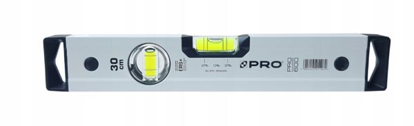 POZIOMNICA PRO600 Plus, biała, libella 2% 30cm