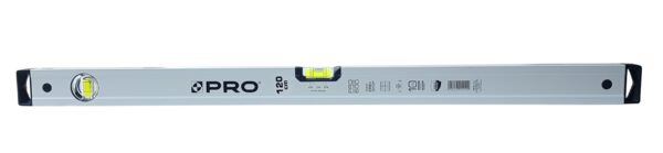 POZIOMNICA PRO600 Plus, biała, libella 2% 120cm