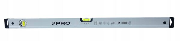 POZIOMNICA PRO600 Plus, biała, libella 2% 150cm
