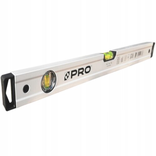POZIOMNICA PRO600 Plus, biała, libella 2% 180cm