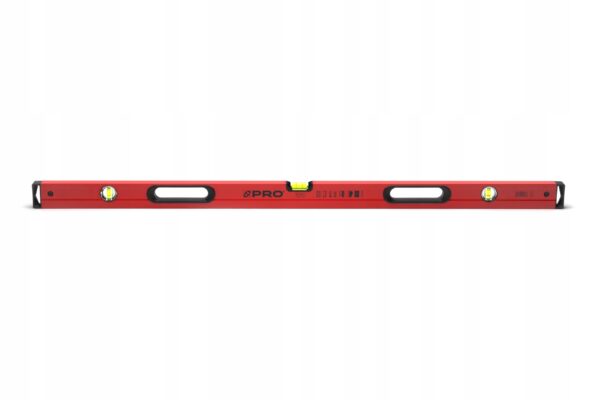 POZIOMNICA PRO800 MAL. CZERWONA UCHW. 120 CM