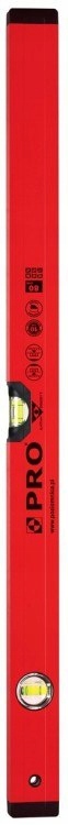 POZIOMNICA PRO600 MAL. CZERWONA MAGN. 30 CM