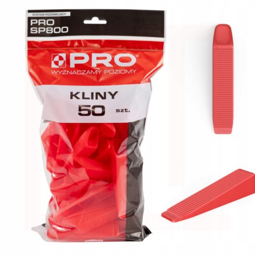 SYSTEM POZIOMUJĄCY PRO-SP 800 KLINY 50 SZT WOREK