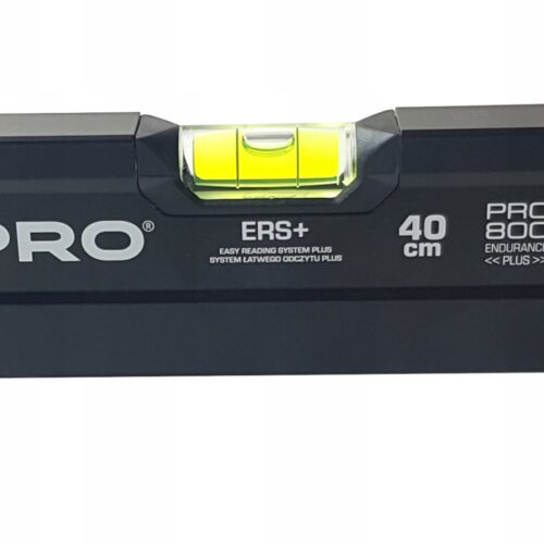 POZIOMNICA PRO800 MAL. CZARNA 1xFREZ. 40 CM