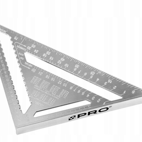 KĄTOWNIK ALUMINIOWY STOLARSKI Z PODSTAWĄ 300mm PRO