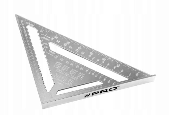 KĄTOWNIK ALUMINIOWY STOLARSKI Z PODSTAWĄ 300mm PRO