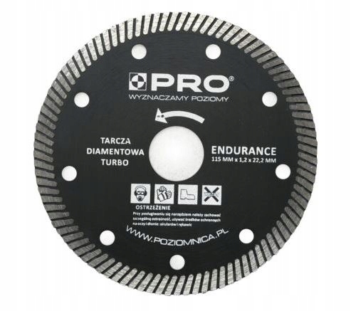 TARCZA DIAMENTOWA TURBO 125mm x 22.2mm WT-DD-T125 PRO