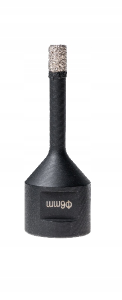 OTWORNICA DIAMENTOWA DO CIĘCIA NA SUCHO Z WOSKIEM CHŁODZĄCYM M14 6MM