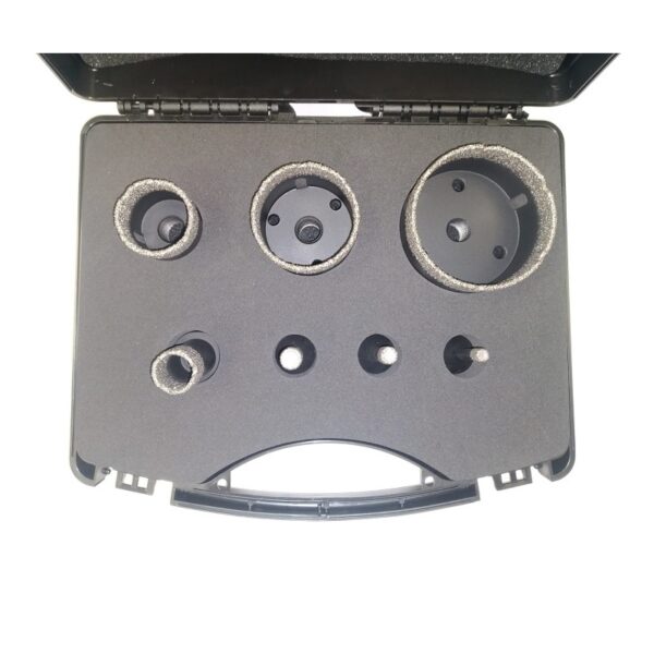 ZESTAW OTWORNIC DIAMEN. DO CIĘCIA NA SUCHO M14 6,8,10,20,35,50,68MM-7SZT.