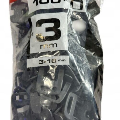 SYSTEM POZIOMUJĄCY PRO-SP 800 3MM KLIPSY 100 SZT WOREK