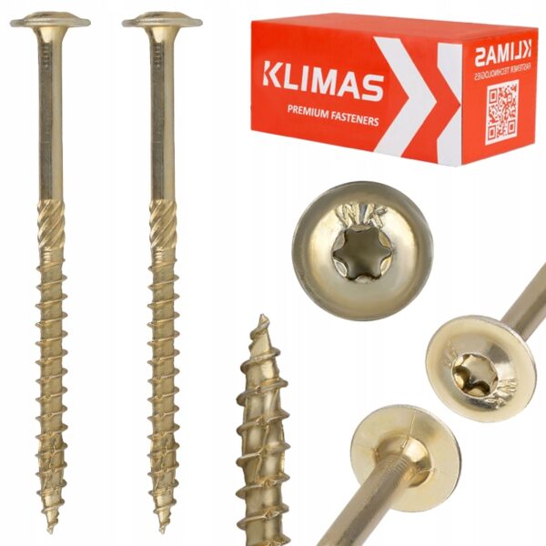 WKRĘT KONSTRUK. Z ŁBEM POD. I GNIAZDEM TX 6,0X180 /100 SZT./ WKRĘT-MET