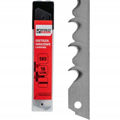 OSTRZA HAKOWE ŁAMANE SK5 18MM 10SZT